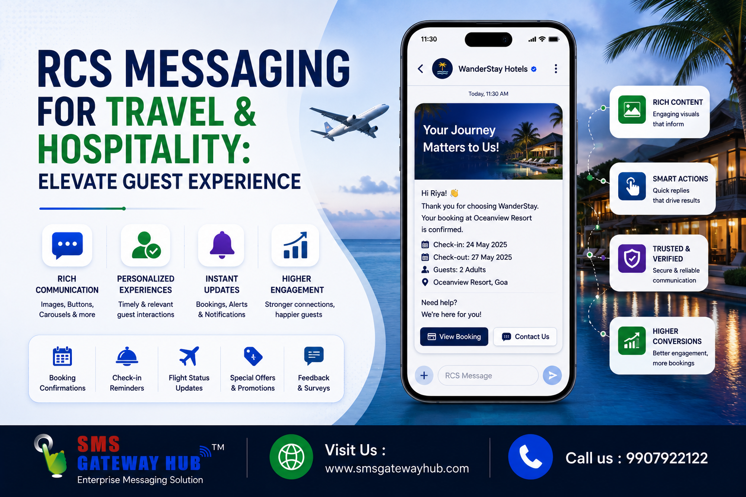 RCS Messaging for Travel & Hospitality: Elevate Guest Experience