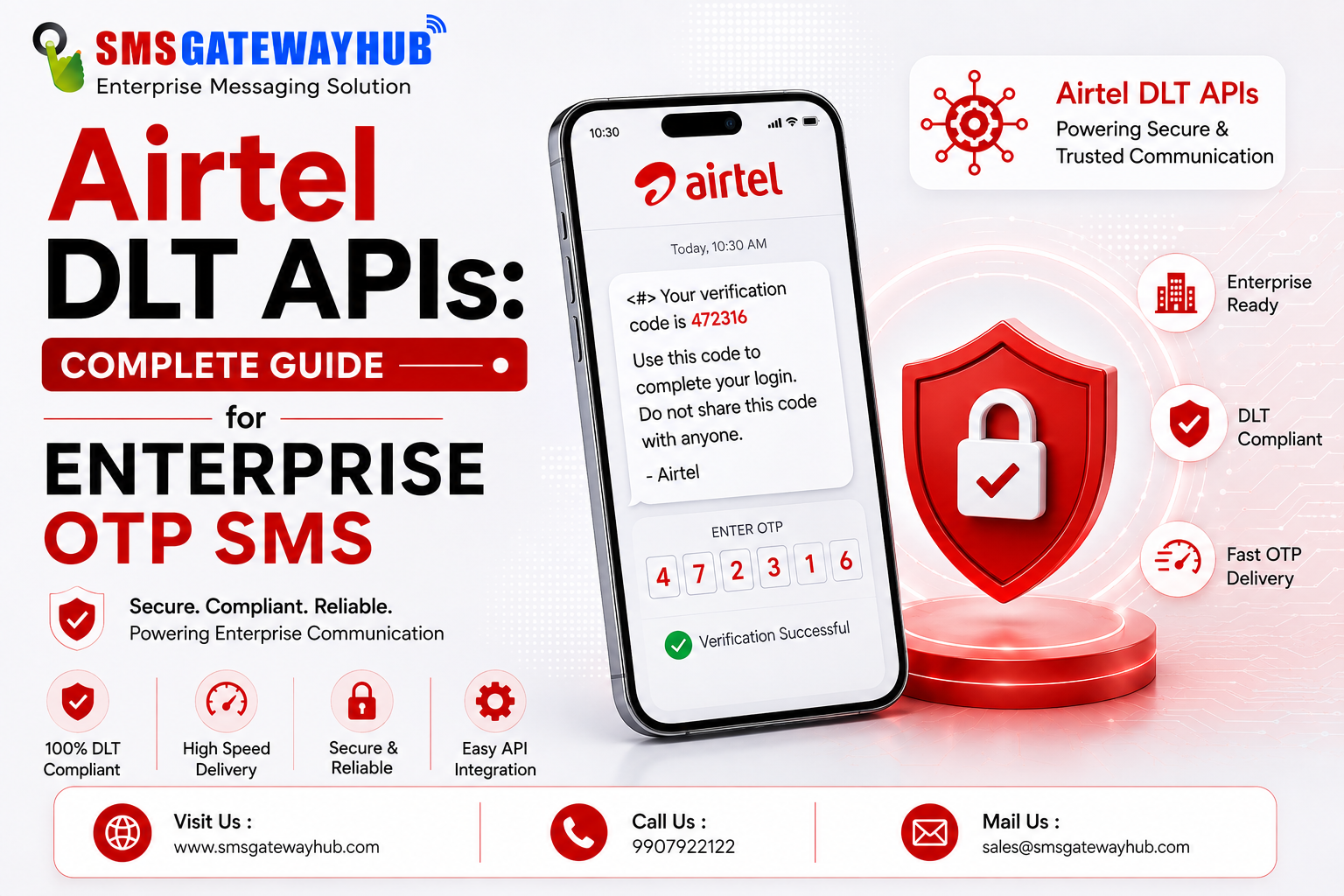 Airtel DLT APIs: Complete Guide for Enterprise OTP SMS