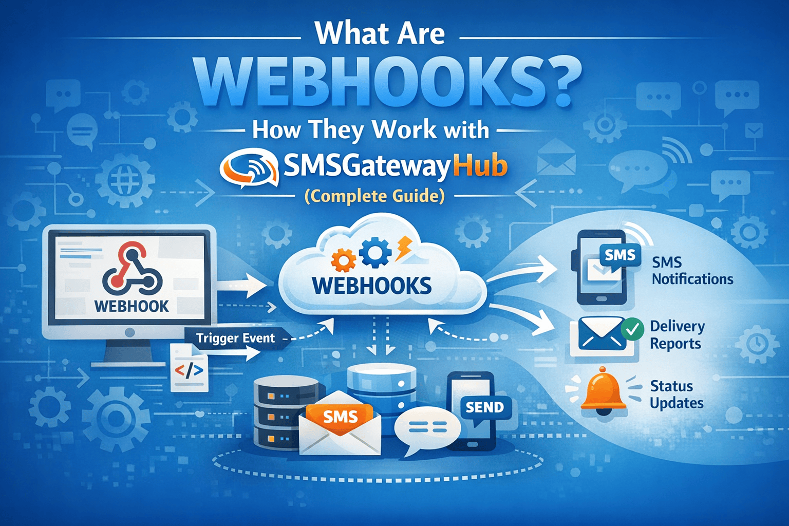 What Are Webhooks? How They Work with SMSGatewayHub