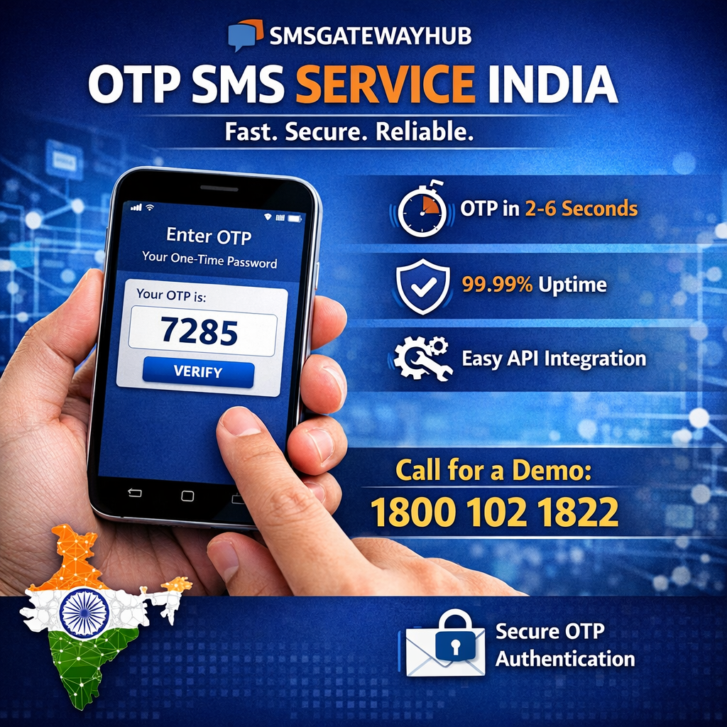 Best OTP SMS Service Provider in India: Secure, Fast & DLT-Compliant OTP Delivery