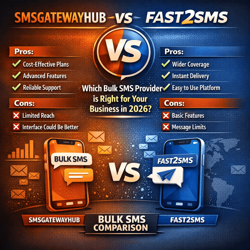 SMSGatewayHub vs Fast2SMS