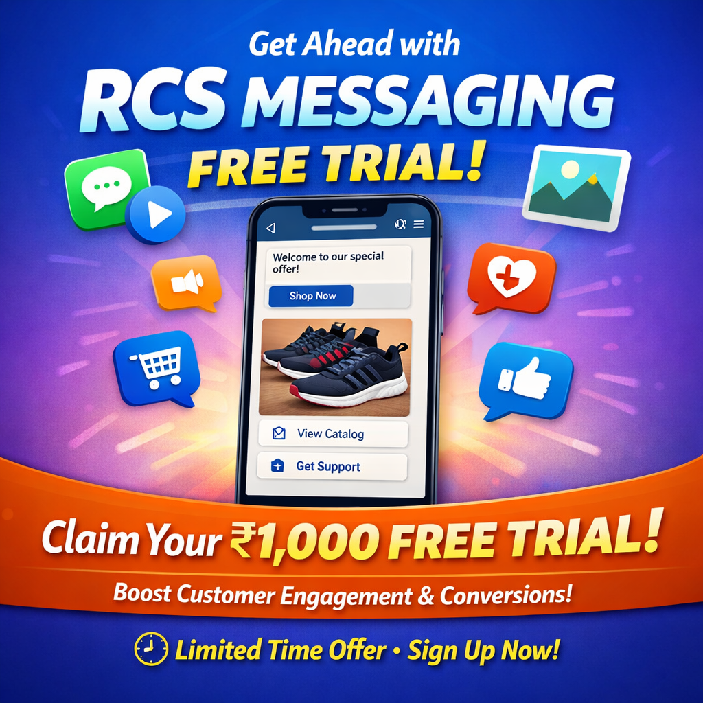 RCS Messaging Services in India | Free Trial Worth ₹1,000 | SMSGatewayHub