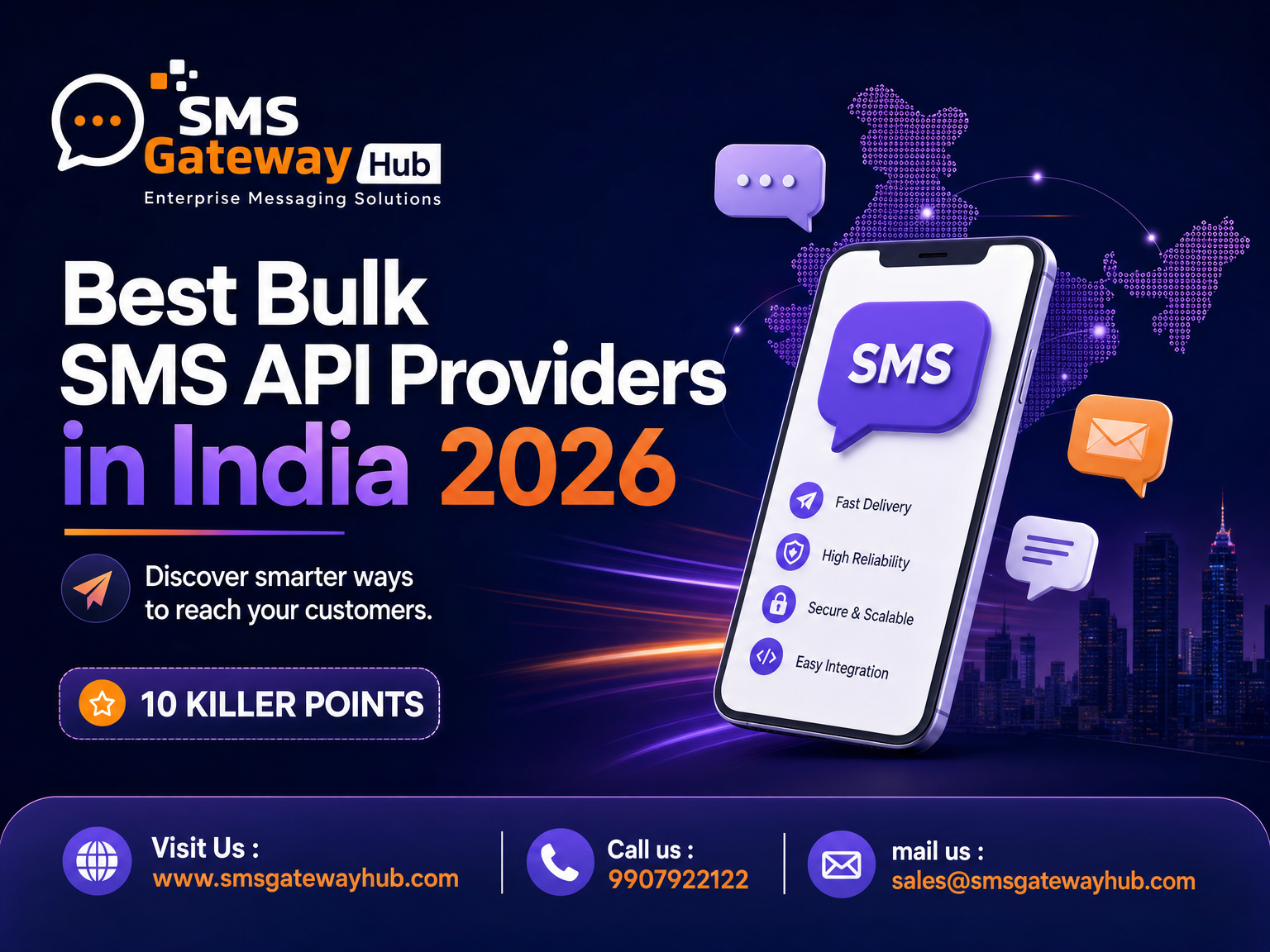 Best Bulk SMS API Providers in India 2026: A Beginner's Guide