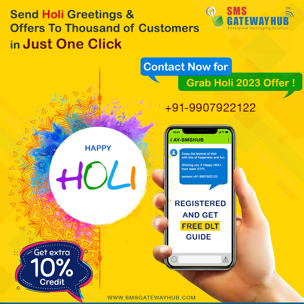 Holi Bulk SMS Offer