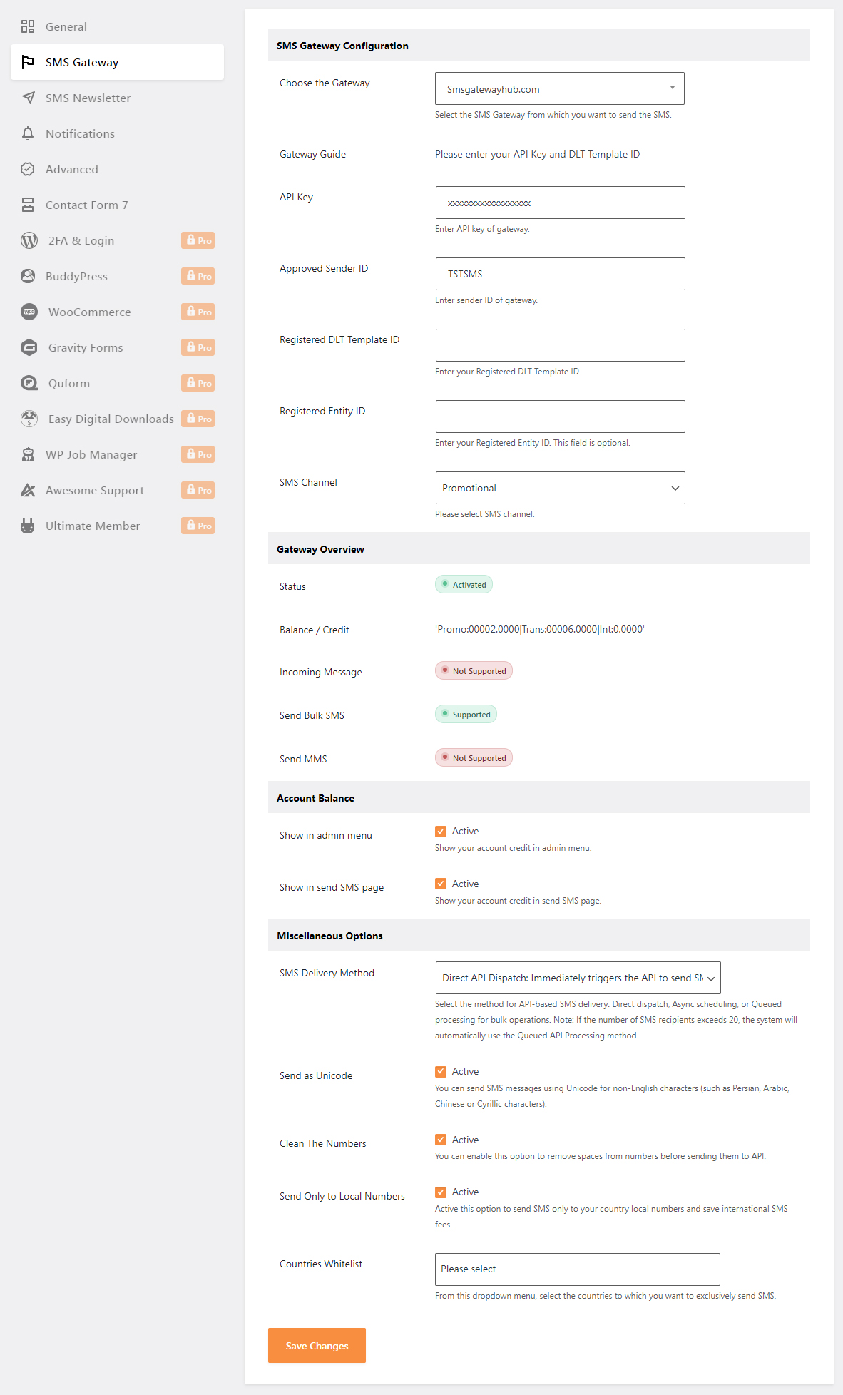 wp-sms-smsgatewayhub