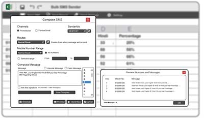 SMSGATEWAYHUB Send SMS Using Excel Plugin