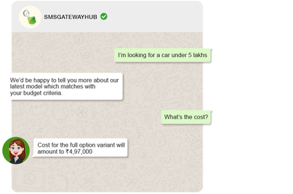 SMSGATEWAYHUB WhatsApp chatbot