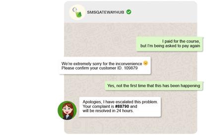 SMSGATEWAYHUB WhatsApp chatbot